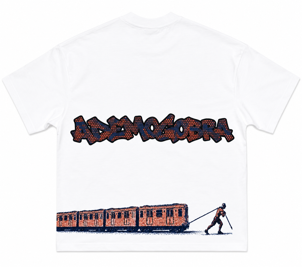 Last Train Boxy Cropped Tee