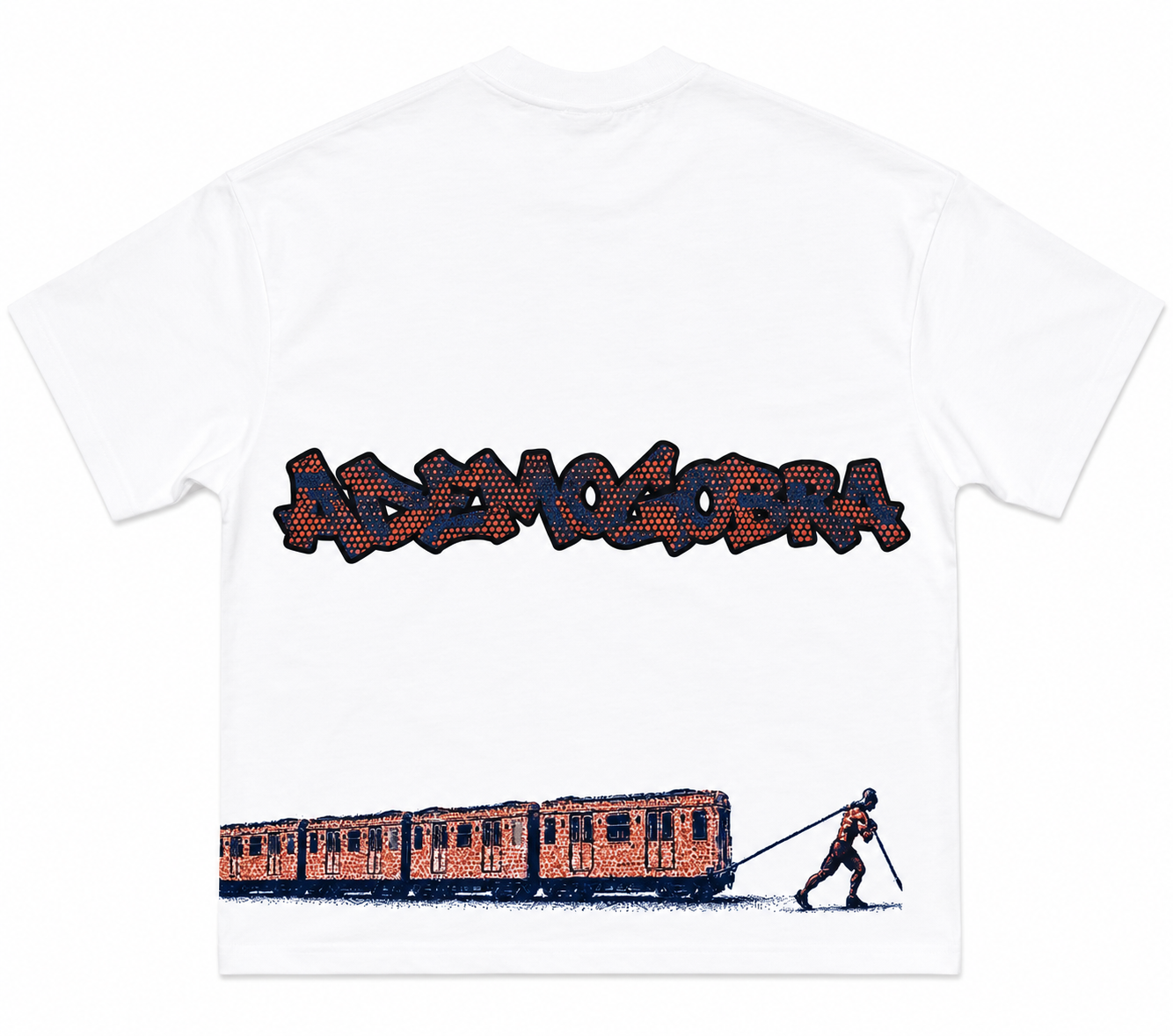 Last Train Boxy Cropped Tee